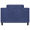 vidaXL Children's Bed Frame with Headboard Police Blue 90 x 200 cm