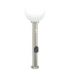 vidaXL Bollard Light with Sensor&Outlet 80 cm Stainless Steel IP44