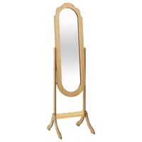 vidaXL Free Standing Mirror 45.5x47.5x160 cm Engineered Wood