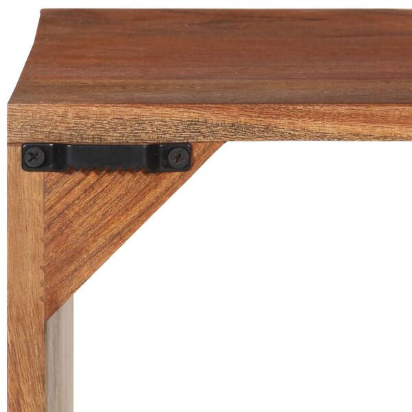 vidaXL Wall Shelf 40x30x40 cm Solid Acacia Wood