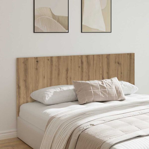 vidaXL Bed Headboard Artisan Oak 200x1.5x80 cm Engineered Wood