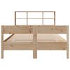 vidaXL Bookcase Bed without Mattress 150x200 cm King Size Solid Wood Pine