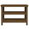 vidaXL Work Bench Honey Brown 110.5x50x80 cm Solid Wood Pine