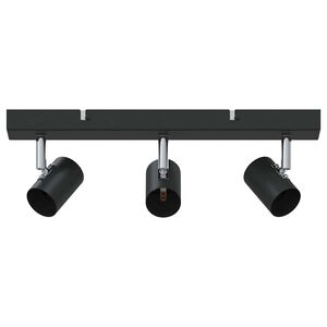 vidaXL Ceiling Spotlight Black 38 x 6.5 x 11.5 cm Steel