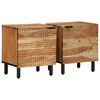vidaXL Bedside Cabinets 2 pcs 40x33x46 cm Solid Wood Acacia