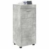 vidaXL Bathroom Cabinet Set TULUM Concrete Grey 37 x 31.5 x 82 cm