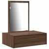 vidaXL Dressing Table Brown 60 x 40 x 70 cm Engineered Wood