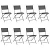 vidaXL 9 Piece Outdoor Dining Set Steel