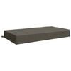 vidaXL Seat Cushion SOEST 100% Polyester Grey 120 x 60 x 15 cm