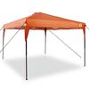 vidaXL Canopy Tent Manual Orange 290 x 290 x 251 cm Fabric