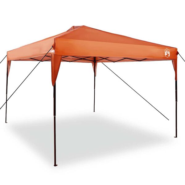 vidaXL Canopy Tent Manual Orange 290 x 290 x 251 cm Fabric