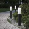 vidaXL Bollard Lights 3 pcs 50 cm Black IP44
