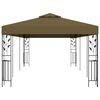 vidaXL Gazebo 6x3 m Taupe 180 g/m²