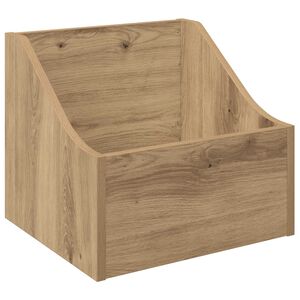 vidaXL LP Record Box Artisan Oak 37 x 33 x 32 cm Engineered Wood