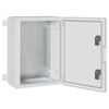 vidaXL Control Cabinet Grey 37 x 16.5 x 40 cm ABS Plastic