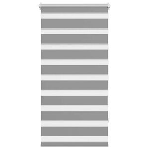 vidaXL Zebra blind 60.9x120 cm Fabric Width 56.7 cm grey