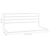 vidaXL Toddler Safety Bed Rail White (76-137)x55 cm Iron