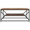 vidaXL Coffee Table Old Wood 90 x 50 x 40 cm Engineered Wood and Steel