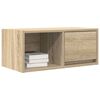 vidaXL TV Cabinets 2 pcs Sonoma Oak 60x31x25.5 cm Engineered Wood