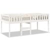 vidaXL Children's Bed without Mattress White 90x190 cm Solid Wood Pine