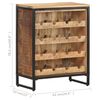 vidaXL Wine Cabinet 62x33x78.5 cm Rough Mango Wood
