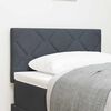 vidaXL Headboard Height Adjustable Dark grey 80 cm Velvet