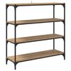 vidaXL Book Cabinet 3-Tier 100 x 33 x 100 cm Engineered wood