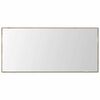 vidaXL Mirror Artisan oak 80 x 37 cm Glass and Engineered Wood