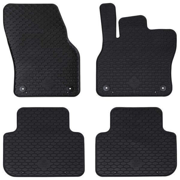 vidaXL Car Mat 4 pcs Black suitable for Audi Q3 Rubber