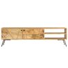 vidaXL TV Cabinet Solid Mango Wood 140x30x40 cm