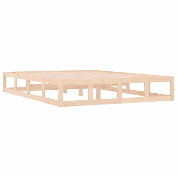 vidaXL Bed Frame without Mattress 120x200 cm Solid Wood