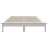 vidaXL Bed Frame without Mattress White 140x190 cm Solid Wood Pine