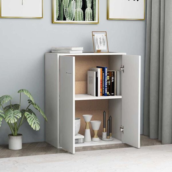 vidaXL Sideboard White 60x30x75 cm Engineered Wood