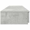 vidaXL Bed Drawers Concrete Grey 135 x 36.5 x 16.5 cm Engineered Wood