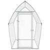 vidaXL Chicken Cage Silver 200x105x182 cm Galvanised Steel