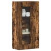 vidaXL Wall-mounted Cabinet with Shelf Smoked oak 55 x 29 x 100 cm