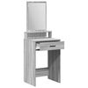 vidaXL Dressing Table Grey Sonoma 50 x 41 x 140 cm Engineered Wood