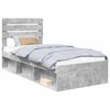vidaXL Bed Frame with Headboard Concerte 90 x 200 cm Solid Pine Wood