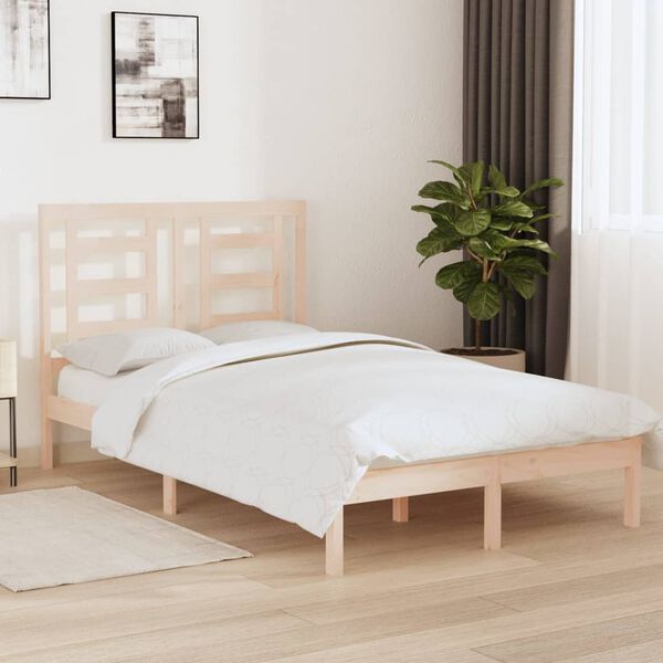 vidaXL Bed Frame without Mattress 120x200 cm Solid Wood Pine