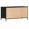vidaXL TV Cabinet Black oak 100 x 40 x 50 cm Engineered wood