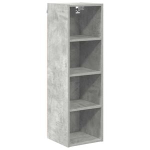 vidaXL Hanging Cabinet Concrete Grey 30 x 29.5 x 100 cm