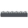 vidaXL Lawn Edgings 30 pcs 103 x 0.05 x 22 cm Steel Anthracite