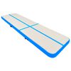 vidaXL Inflatable Gymnastics Mat with Pump 700x100x15 cm PVC Blue