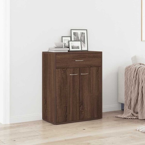 vidaXL Sideboard Brown Oak 60x30x75 cm Engineered Wood