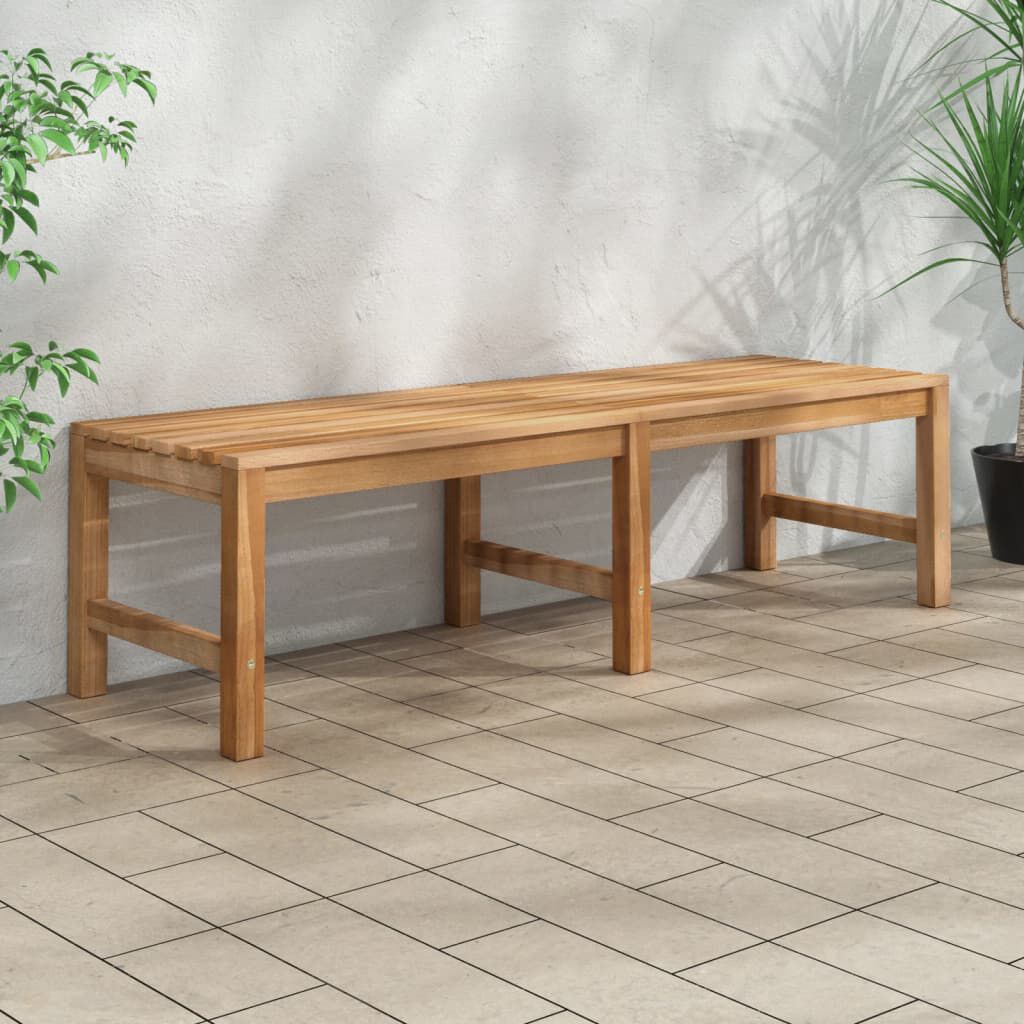 vidaXL Garden Bench 150 cm Solid Teak Wood vidaXL