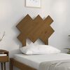 vidaXL Bed Headboard Honey Brown 72.5x3x81 cm Solid Wood Pine