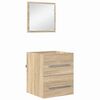 vidaXL Bathroom Furniture Set with Drawer Brown 41 x 38.5 x 48 cm