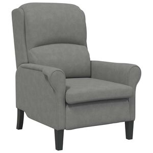 vidaXL Armchair Dark grey 76 x 94 x 102 cm Microfibre