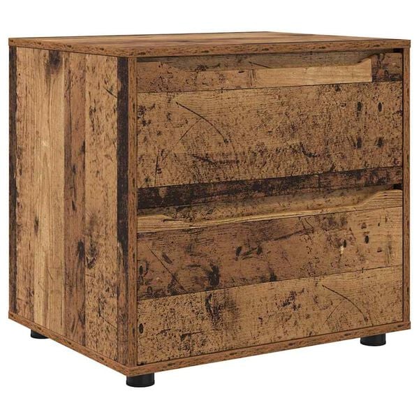 vidaXL Storage Cabinet Old Wood 60 x 48 x 57 cm Engineered Wood