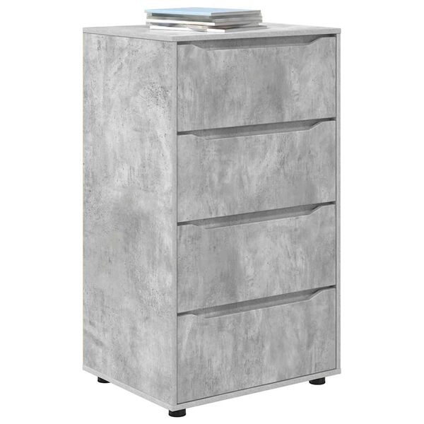 vidaXL Storage Cabinets 2 pcs Concrete Grey 60 x 48 x 105 cm